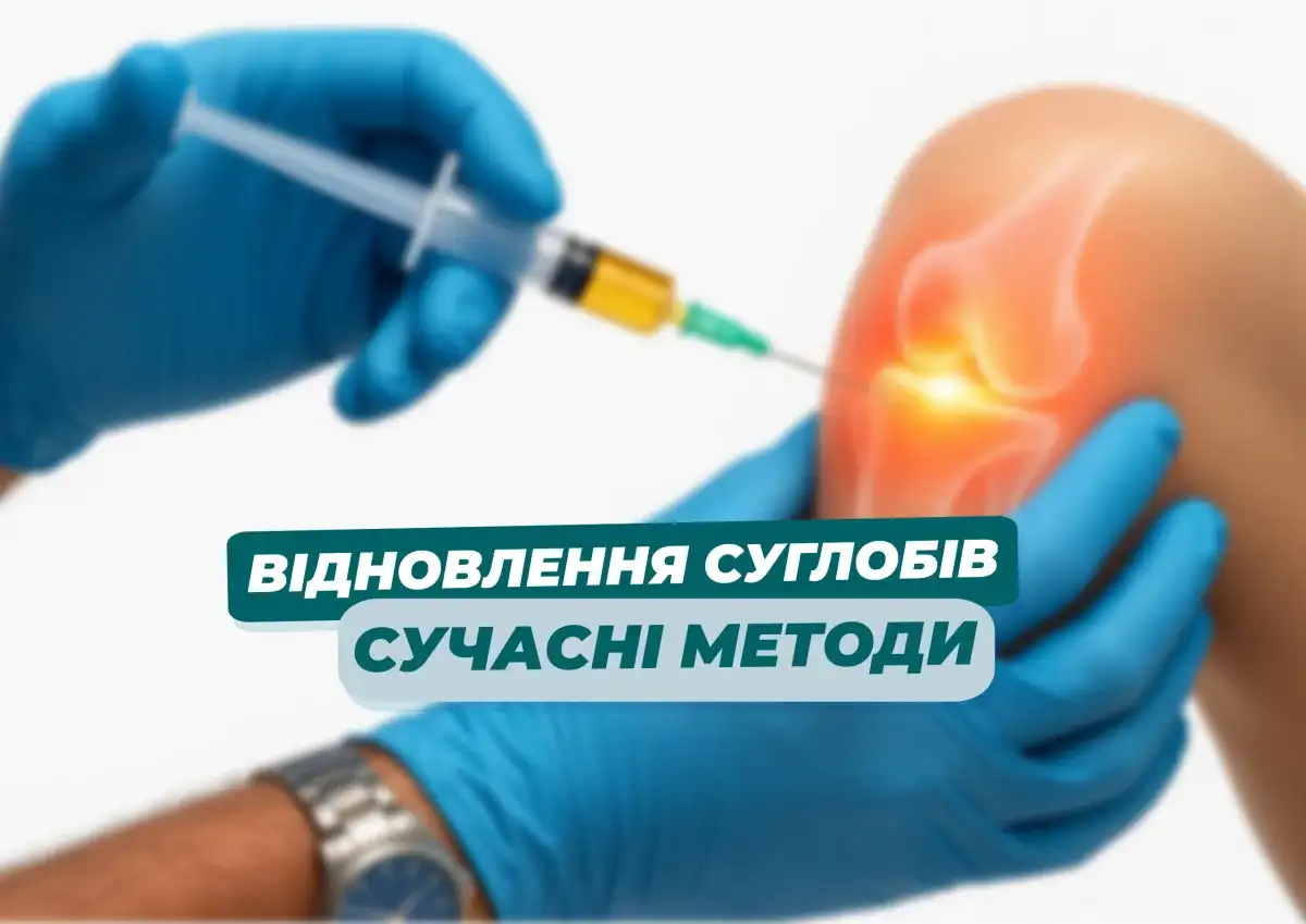 Сучасний метод природного відновлення суглобів